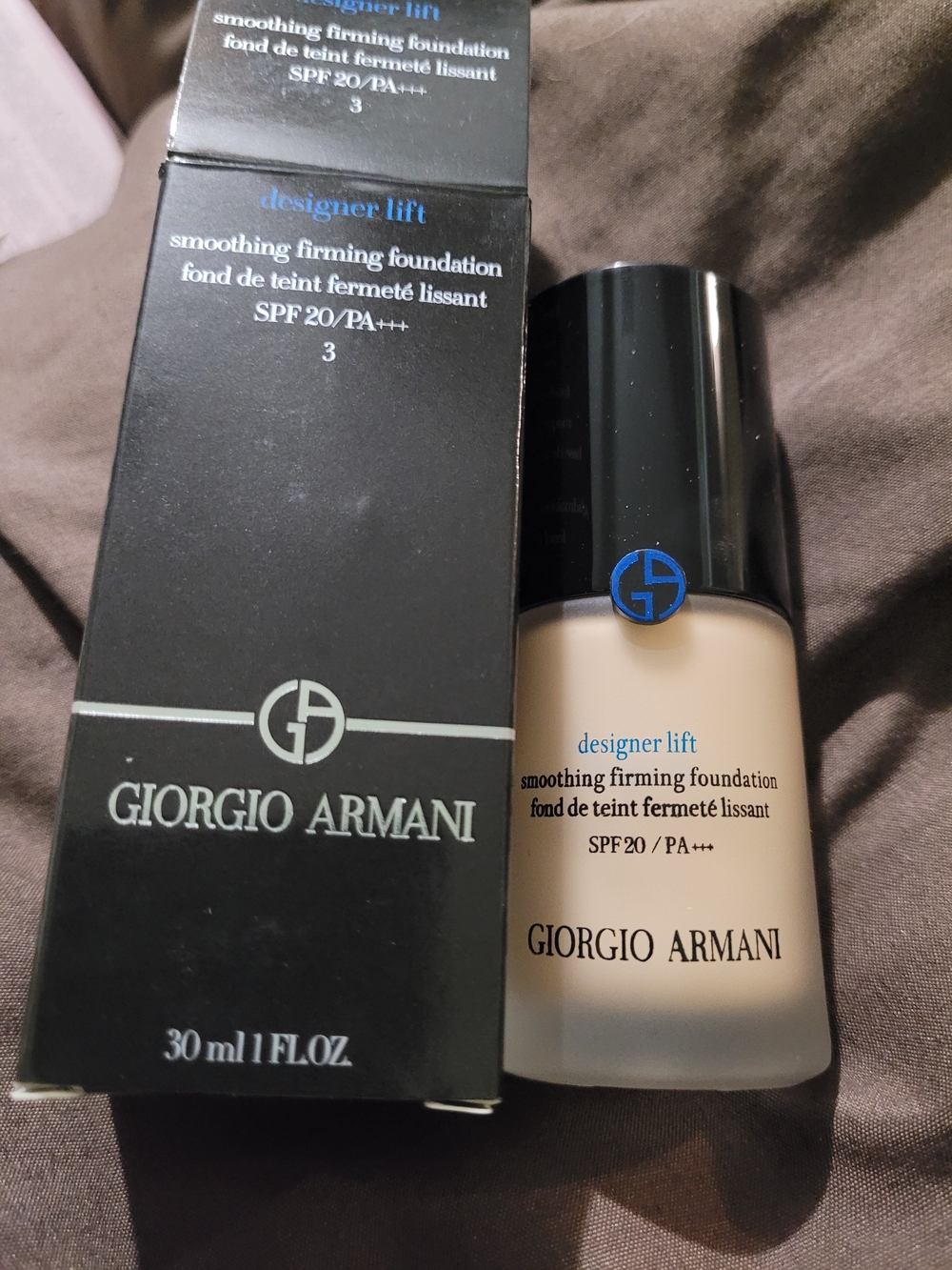 Giorgio Armani Designer Lift Foundation Bottle - Shade 3